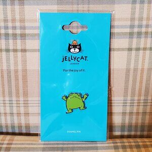 Jellycat London Authentic Ricky Rain Frog Enamel Pin Badge BRAND NEW